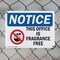 Signmission This Office Is Fragrance Free, 10 in W x Rectangle, Plastic OS-2PACK-NS-P-710-L-18643 - alternate 7